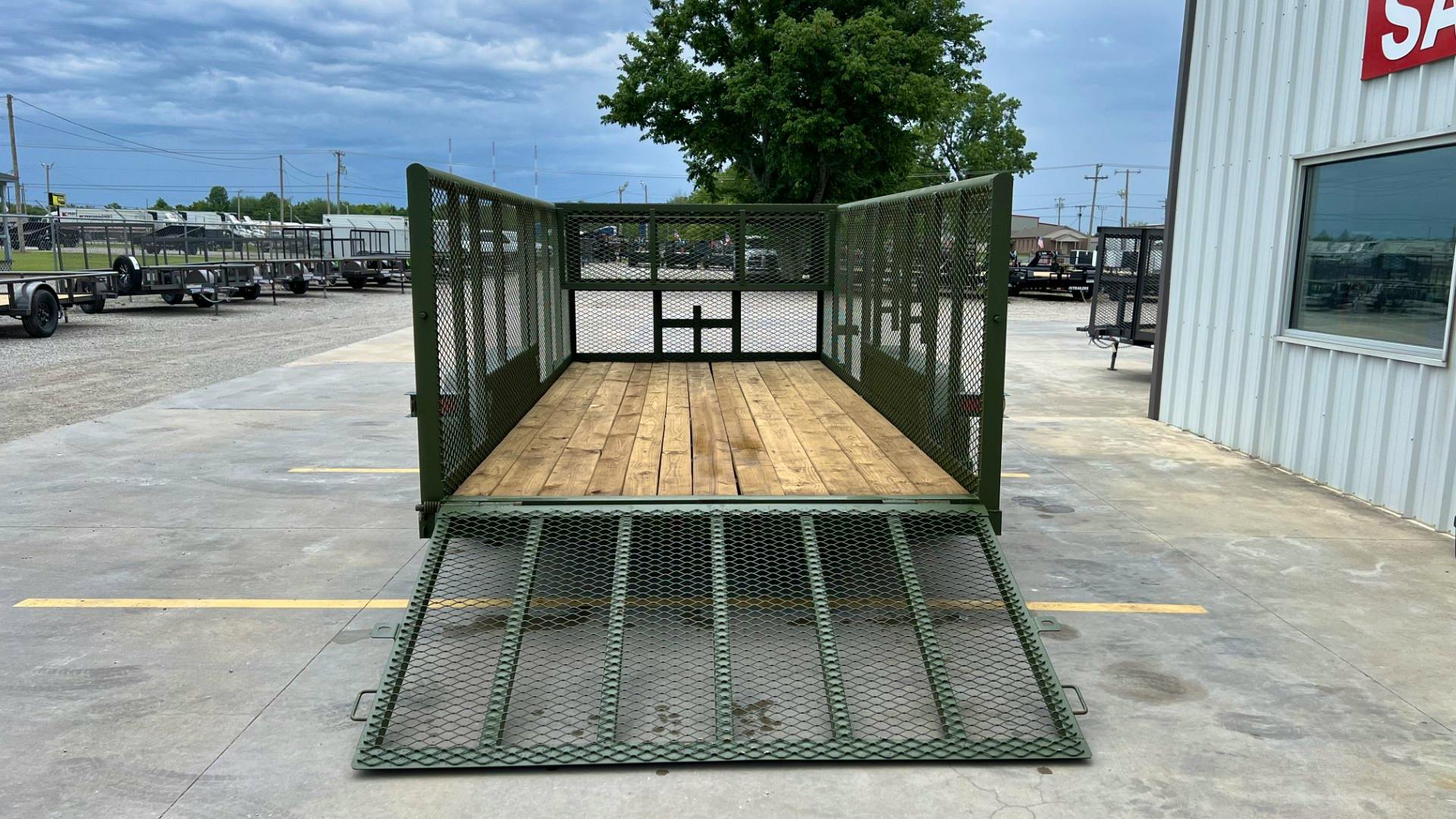 Texas Bragg 16'x83" Landscape Trailer w/ 4' Sides & 4' Gate (L2) - Stock #88377 - Image 4 of 7