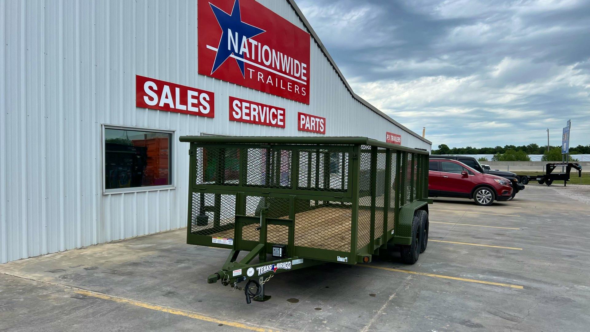 Texas Bragg 16'x83" Landscape Trailer w/ 4' Sides & 4' Gate (L2) - Stock #88377 - Image 7 of 7