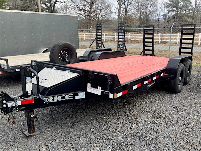 Rice Trailers USED 18'x83" Car Trailer - Stock #88378 - Image 1 of 1 Rice Trailers USED 18'x83" Car Trailer - Stock #88378 - Image 1 of 1