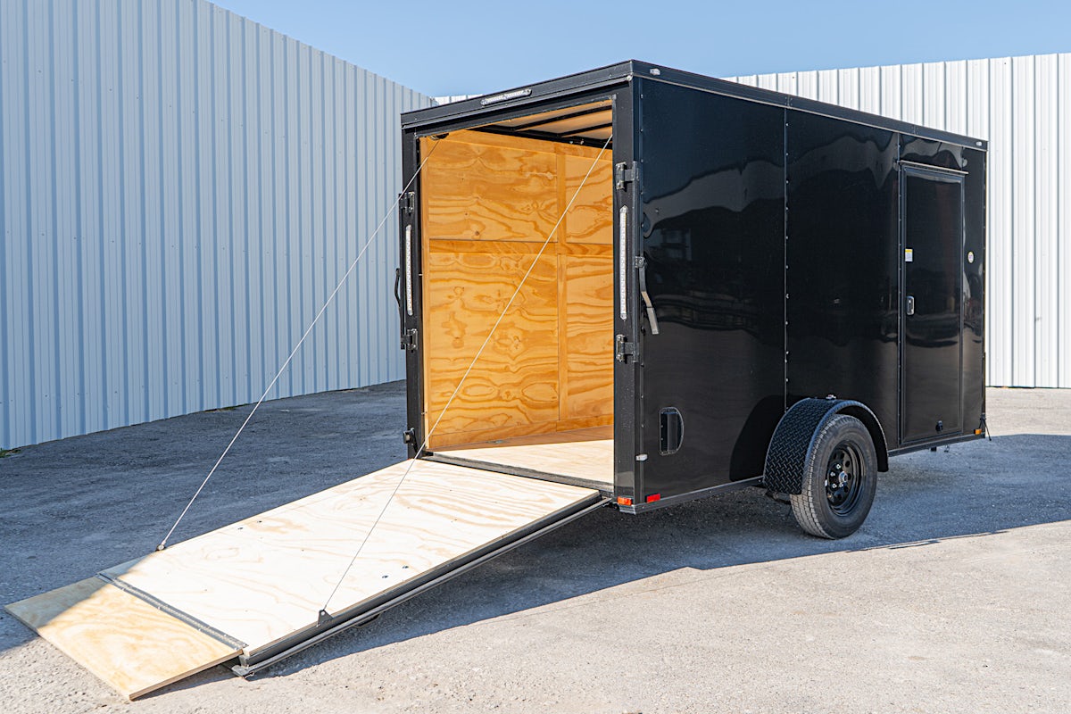Spartan 6'x12' Enclosed Cargo Trailer w/ Rear Ramp Door (C1) - Stock #88380 - Image 14 of 18 Spartan 6'x12' Enclosed Cargo Trailer w/ Rear Ramp Door (C1) - Stock #88380 - Image 14 of 18