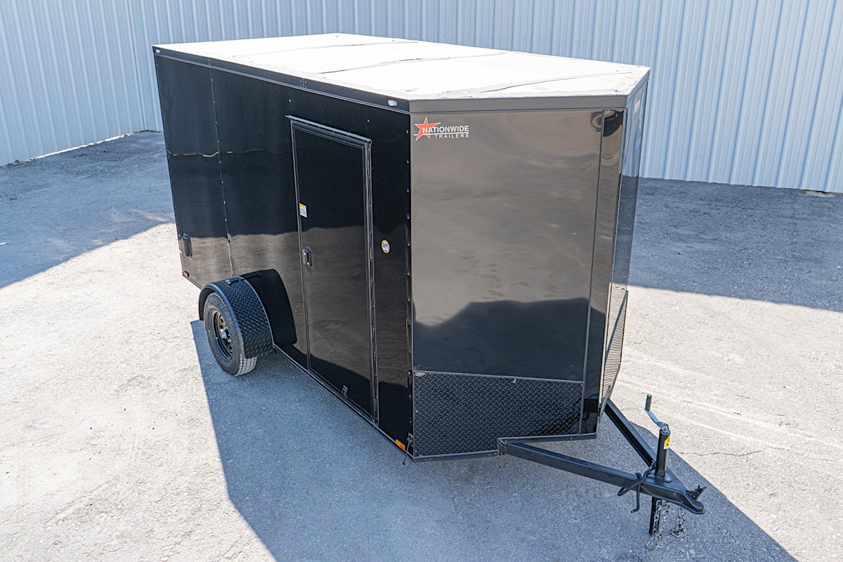 Spartan 6'x12' Enclosed Cargo Trailer w/ Rear Ramp Door (C1) - Stock #88380 - Image 3 of 18 Spartan 6'x12' Enclosed Cargo Trailer w/ Rear Ramp Door (C1) - Stock #88380 - Image 3 of 18