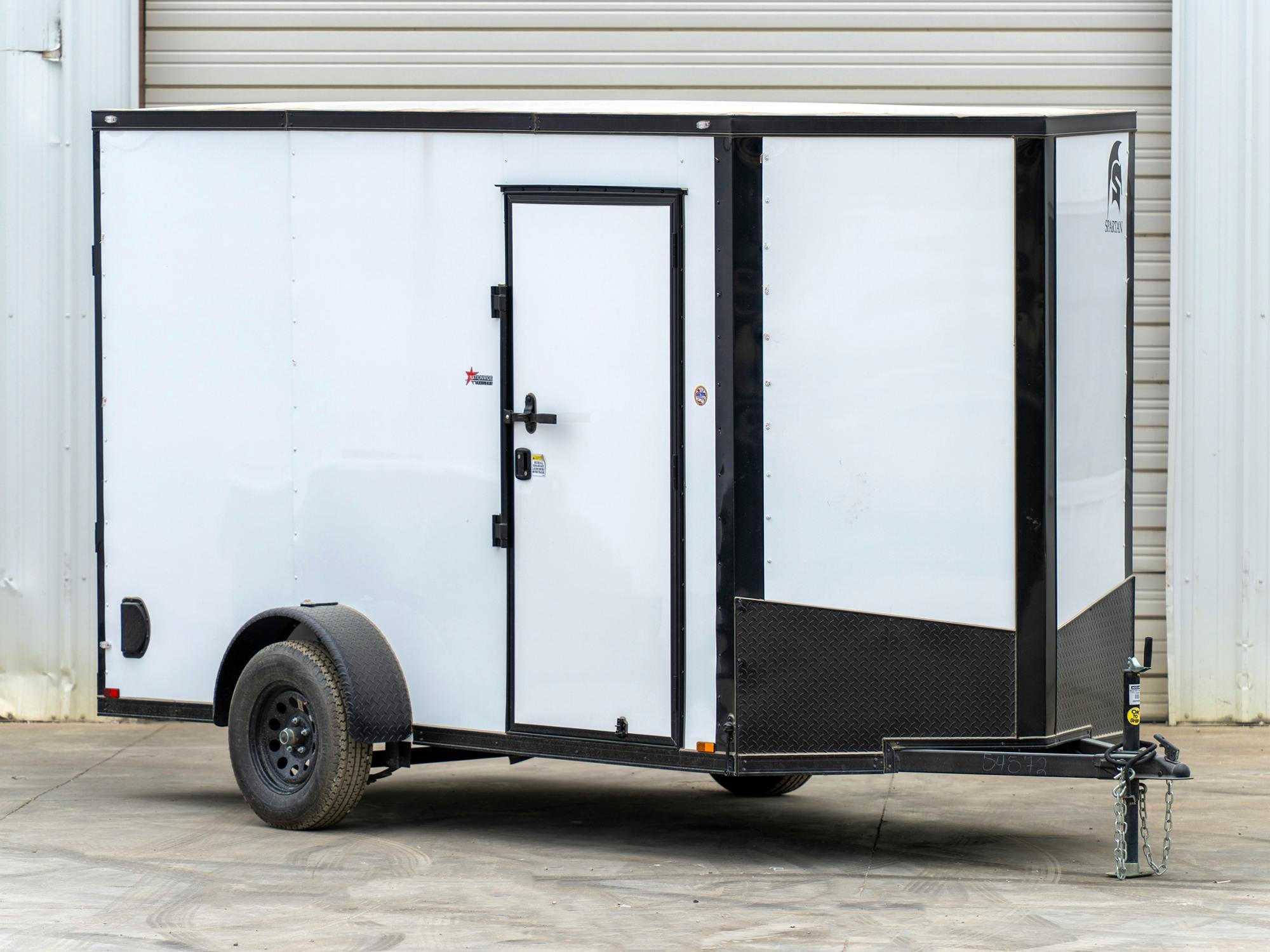 Spartan 6'x12' Enclosed Cargo Trailer w/ Rear Ramp Door (C1) - Stock #88381 - Image 1 of 4