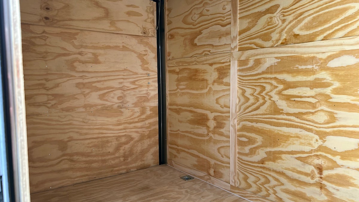 Spartan 6'x12' Enclosed Cargo Trailer w/ Rear Ramp Door (C2) - Stock #88382 - Image 8 of 9 Spartan 6'x12' Enclosed Cargo Trailer w/ Rear Ramp Door (C2) - Stock #88382 - Image 8 of 9