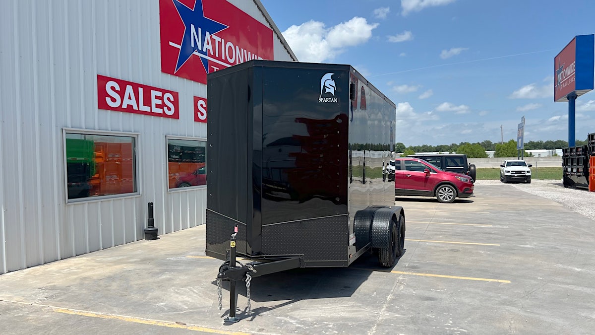 Spartan 6'x12' Enclosed Cargo Trailer w/ Rear Ramp Door (C2) - Stock #88382 - Image 7 of 9 Spartan 6'x12' Enclosed Cargo Trailer w/ Rear Ramp Door (C2) - Stock #88382 - Image 7 of 9