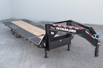 PJ Trailers 26'x102" Gooseneck Deckover Power Tilt Trailer (T8) Stock #88384 - Thumbnail 7