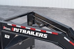 PJ Trailers 26'x102" Gooseneck Deckover Power Tilt Trailer (T8) Stock #88384 - Thumbnail 8