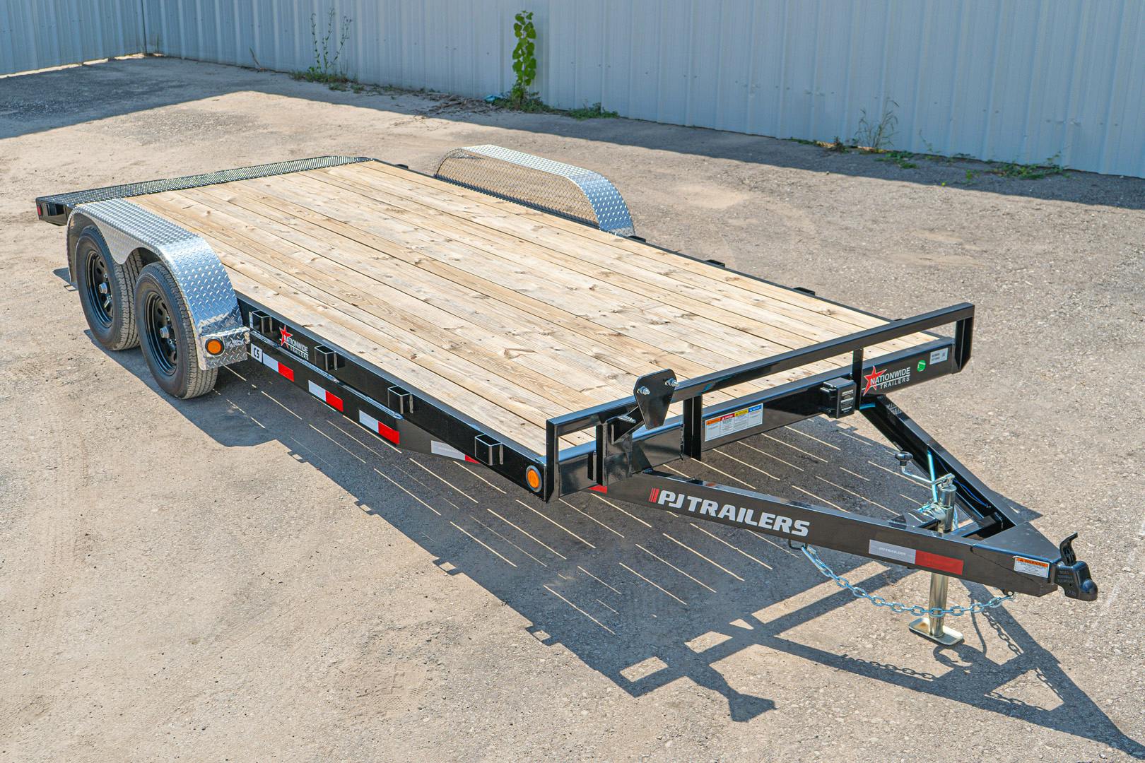 PJ Trailers 18'x83" 5" Channel Car Trailer (C5) - Stock #88387 - Image 1 of 14