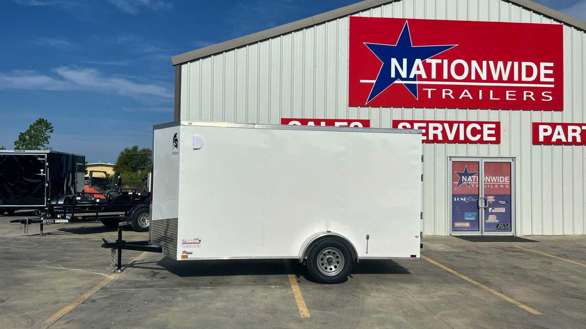 Spartan 6'x12' Enclosed Cargo Trailer w/ Rear Barn Doors (C1) - Stock #88394 - Image 5 of 6