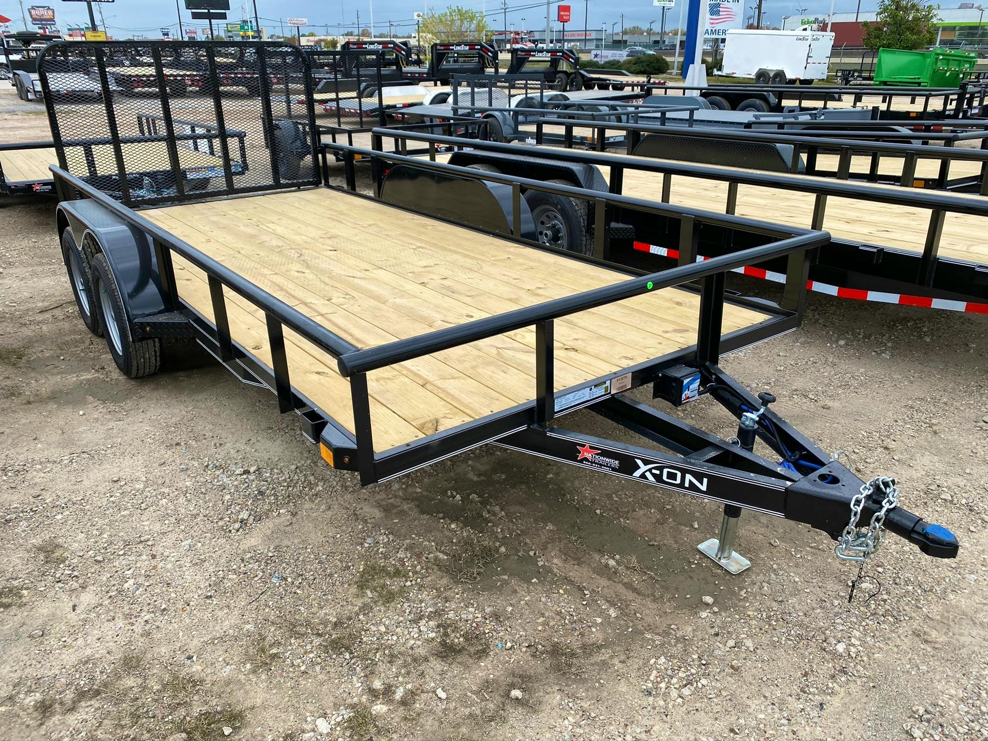 X-ON 16'x83" Utility Trailer w/ 4' Gate (U2) - Stock #88401 - Image 1 of 3