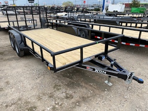 X-ON 16'x83" Utility Trailer w/ 4' Gate (U2)