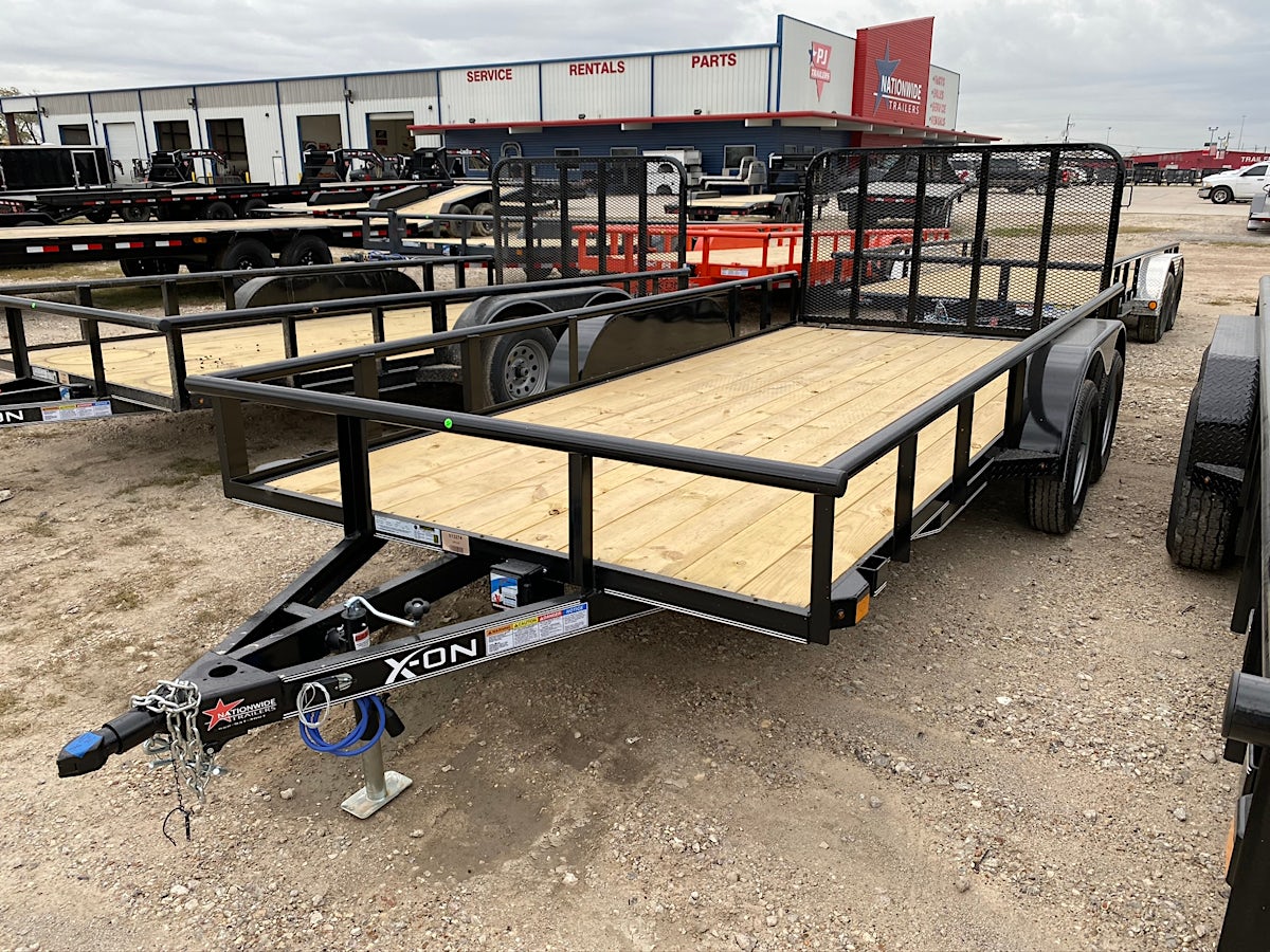X-ON 16'x83" Utility Trailer w/ 4' Gate (U2) - Stock #88401 - Image 2 of 3 X-ON 16'x83" Utility Trailer w/ 4' Gate (U2) - Stock #88401 - Image 2 of 3