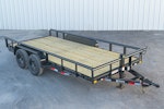 X-ON 16'x83" Utility Trailer w/ Slide-In Ramps (U2) Stock #88404 - Thumbnail 1
