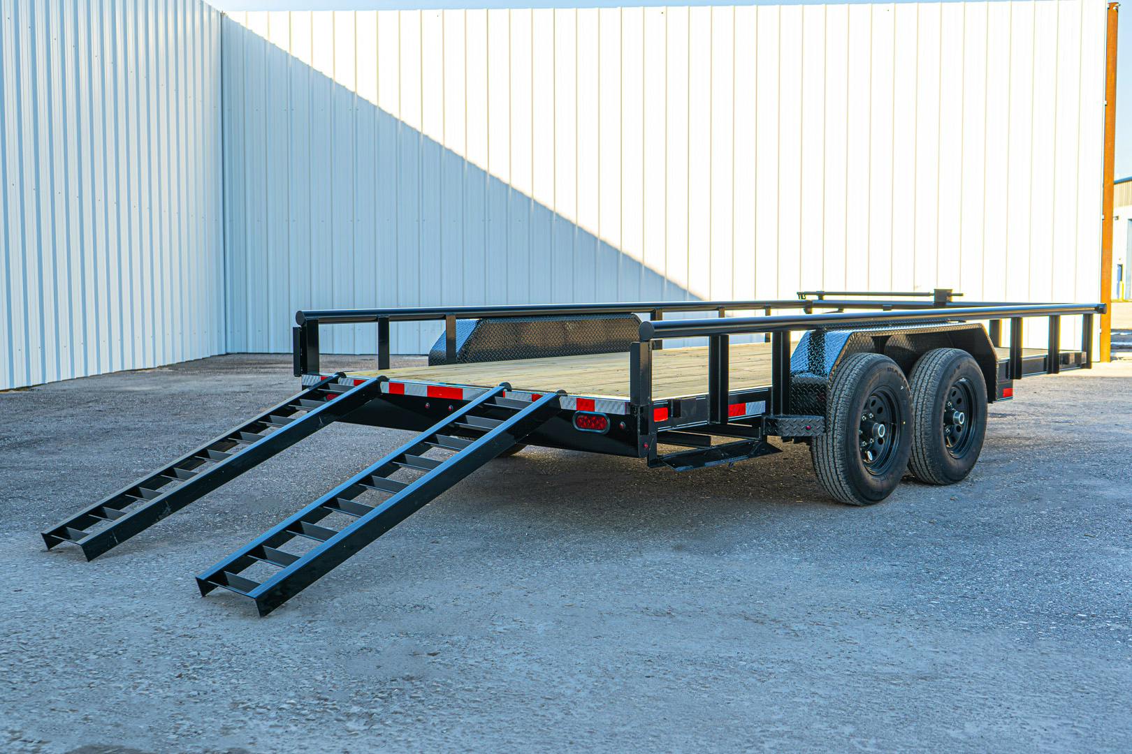X-ON 16'x83" Utility Trailer w/ Slide-In Ramps (U2) - Stock #88404 - Image 15 of 15
