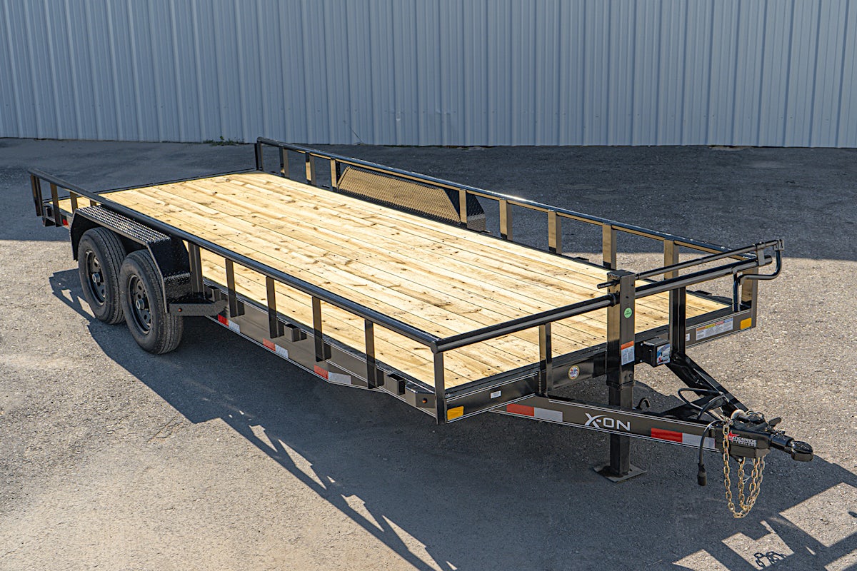 X-ON 20'x83" Equipment Trailer w/ Slide-In Ramps (ET) - Stock #88405 - Image 1 of 15 X-ON 20'x83" Equipment Trailer w/ Slide-In Ramps (ET) - Stock #88405 - Image 1 of 15