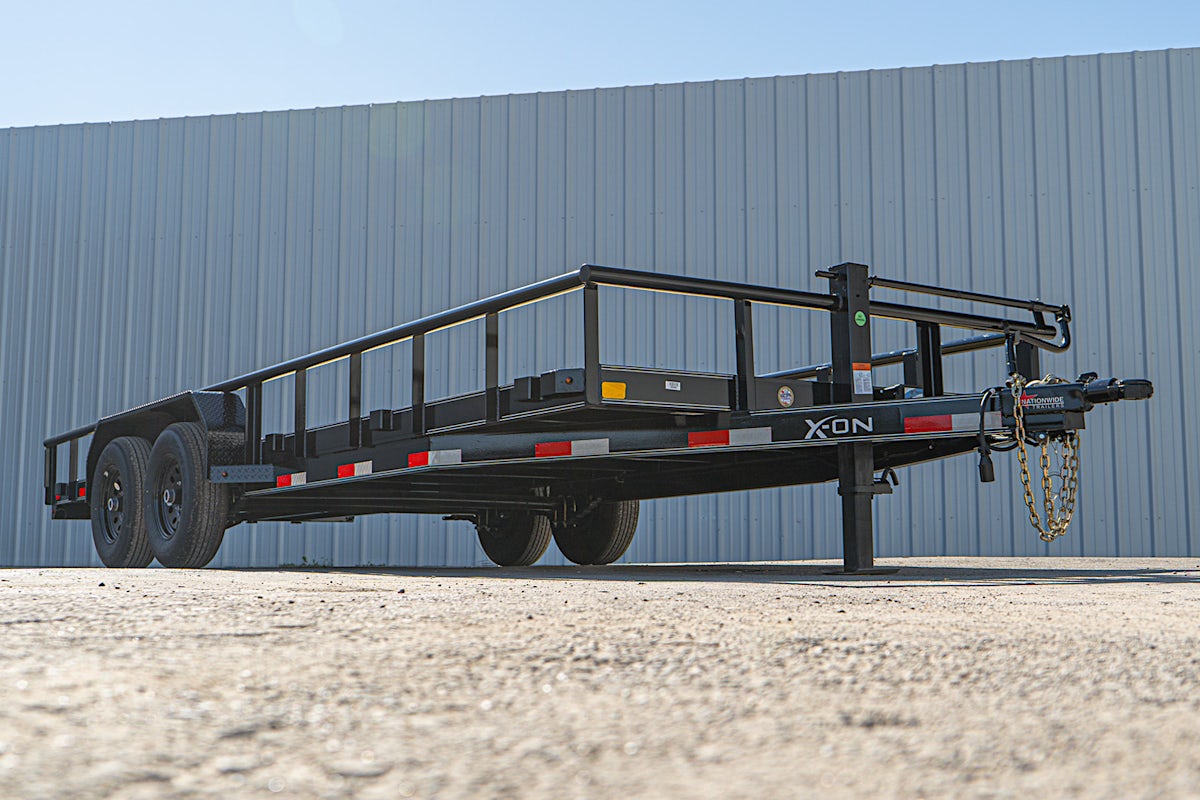 X-ON 20'x83" Equipment Trailer w/ Slide-In Ramps (ET) - Stock #88405 - Image 3 of 15 X-ON 20'x83" Equipment Trailer w/ Slide-In Ramps (ET) - Stock #88405 - Image 3 of 15