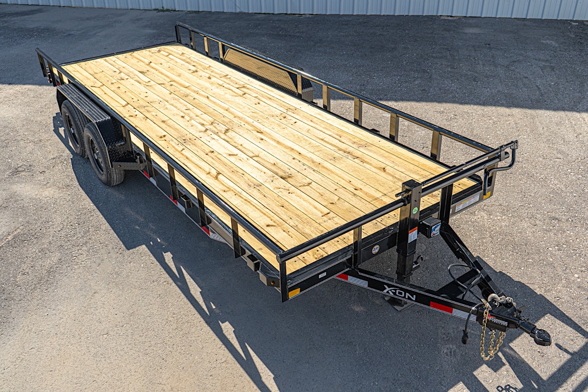 X-ON 20'x83" Equipment Trailer w/ Slide-In Ramps (ET) - Stock #88405 - Image 4 of 15 X-ON 20'x83" Equipment Trailer w/ Slide-In Ramps (ET) - Stock #88405 - Image 4 of 15