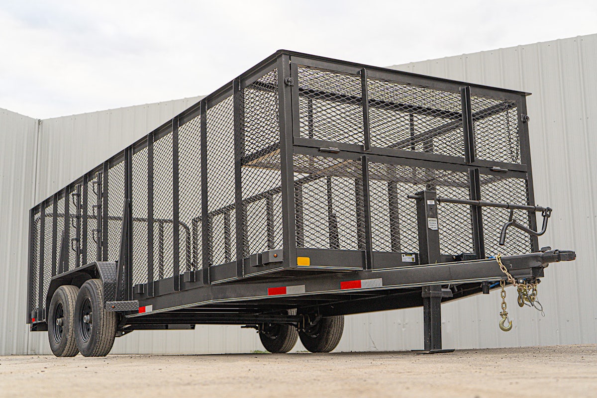 X-ON 20'x83" Landscape Trailer w/ 4' Sides & 4' Gate (L2) - Stock #88406 - Image 3 of 15 X-ON 20'x83" Landscape Trailer w/ 4' Sides & 4' Gate (L2) - Stock #88406 - Image 3 of 15