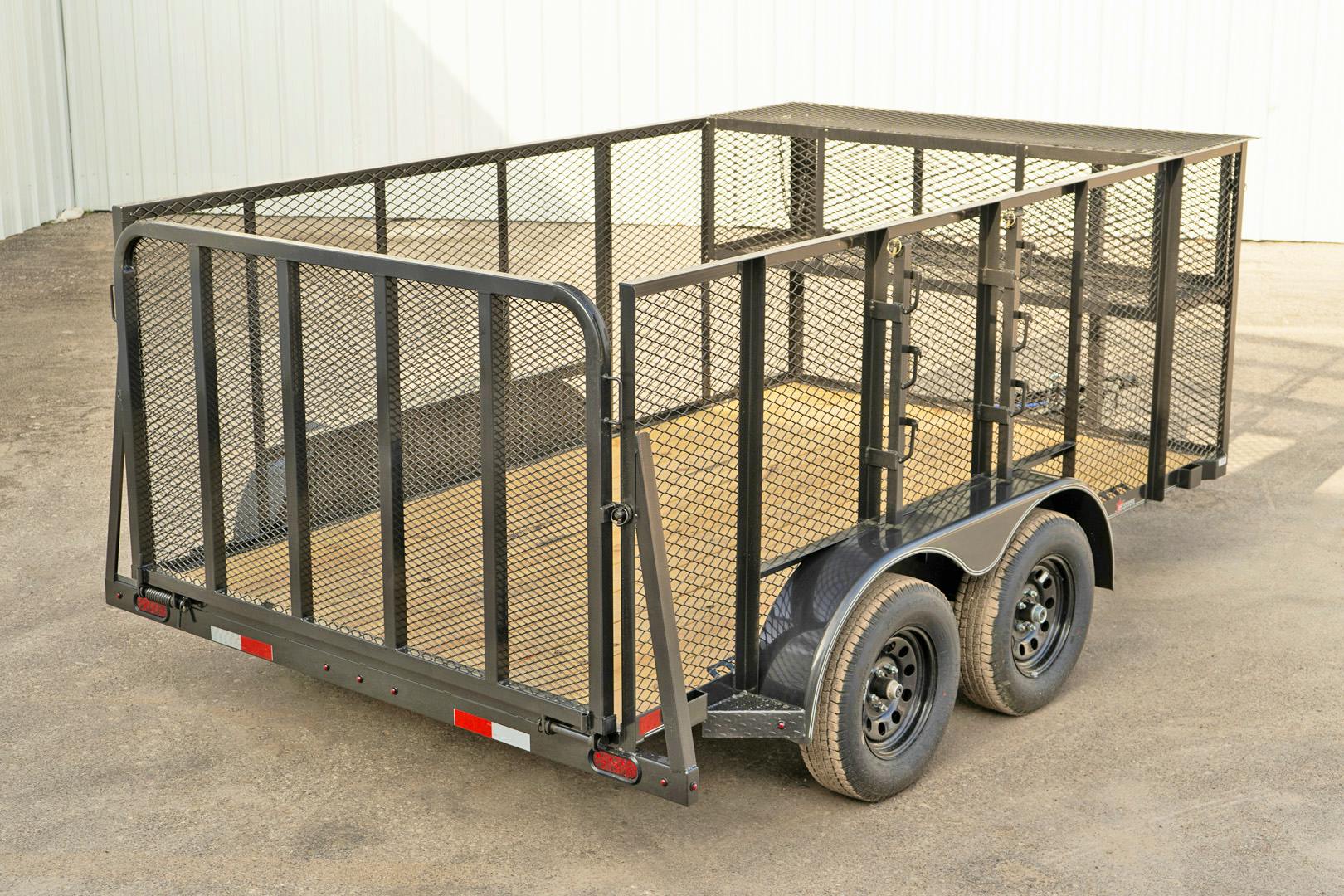 X-ON 12'x83" Landscape Trailer w/ 4' Sides & 4' Gate (L2)