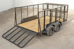 X-ON 12'x83" Landscape Trailer w/ 4' Sides & 4' Gate (L2) Stock #88407 - Thumbnail 4