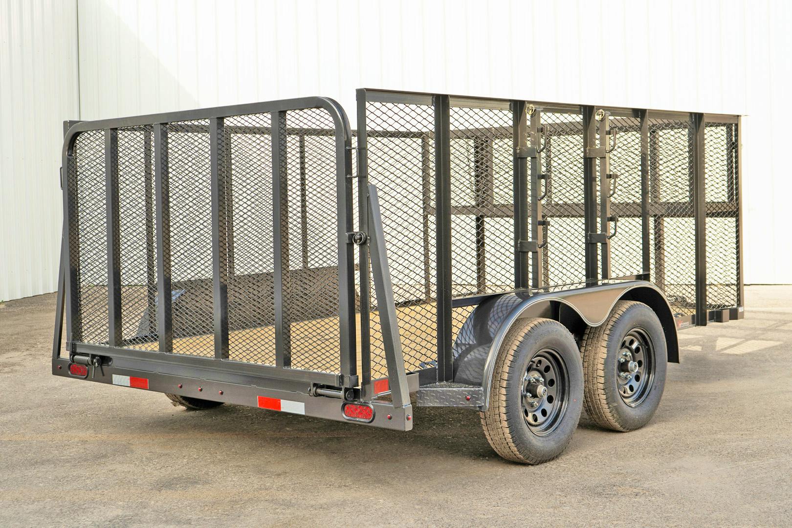 X-ON 12'x83" Landscape Trailer w/ 4' Sides & 4' Gate (L2)