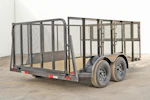 X-ON 12'x83" Landscape Trailer w/ 4' Sides & 4' Gate (L2) Stock #88407 - Thumbnail 5