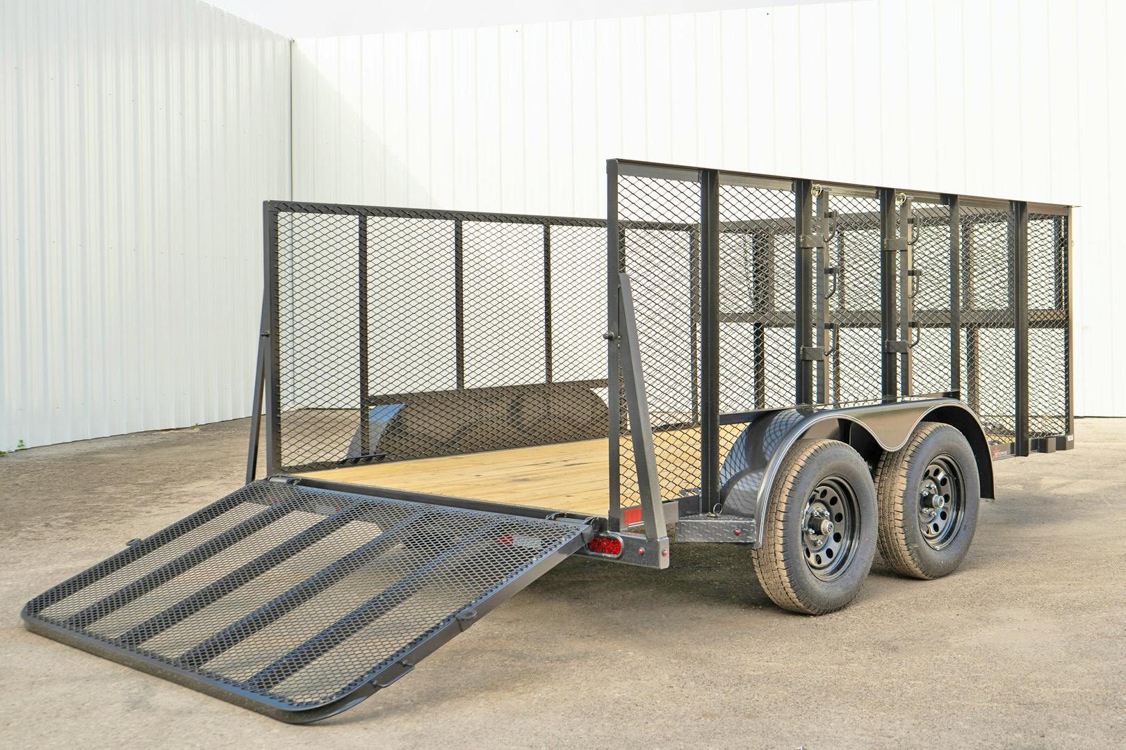 X-ON 12'x83" Landscape Trailer w/ 4' Sides & 4' Gate (L2)