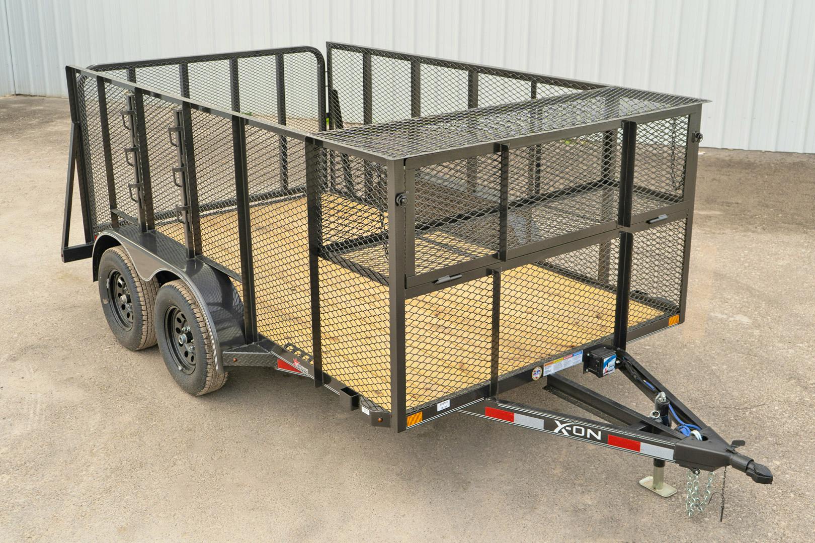 X-ON 12'x83" Landscape Trailer w/ 4' Sides & 4' Gate (L2) - Stock #88407 - Image 1 of 14