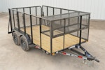 X-ON 12'x83" Landscape Trailer w/ 4' Sides & 4' Gate (L2) Stock #88407 - Thumbnail 1