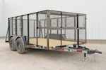X-ON 12'x83" Landscape Trailer w/ 4' Sides & 4' Gate (L2) Stock #88407 - Thumbnail 2