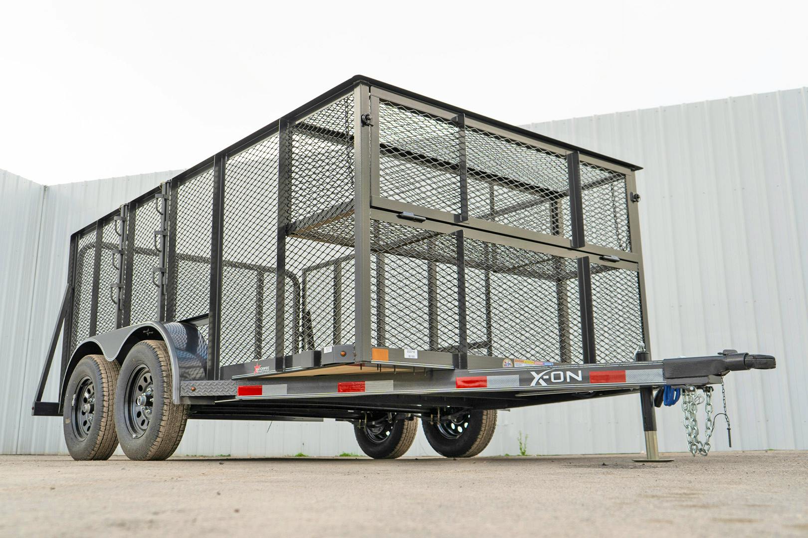 X-ON 12'x83" Landscape Trailer w/ 4' Sides & 4' Gate (L2) - Stock #88407 - Image 3 of 14