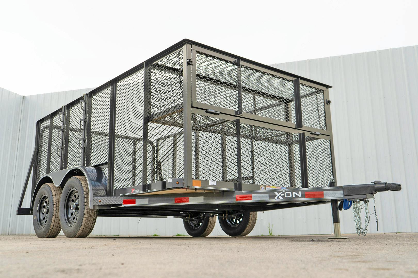 X-ON 12'x83" Landscape Trailer w/ 4' Sides & 4' Gate (L2)