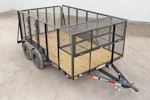 X-ON 12'x83" Landscape Trailer w/ 4' Sides & 4' Gate (L2) Stock #88407 - Thumbnail 4