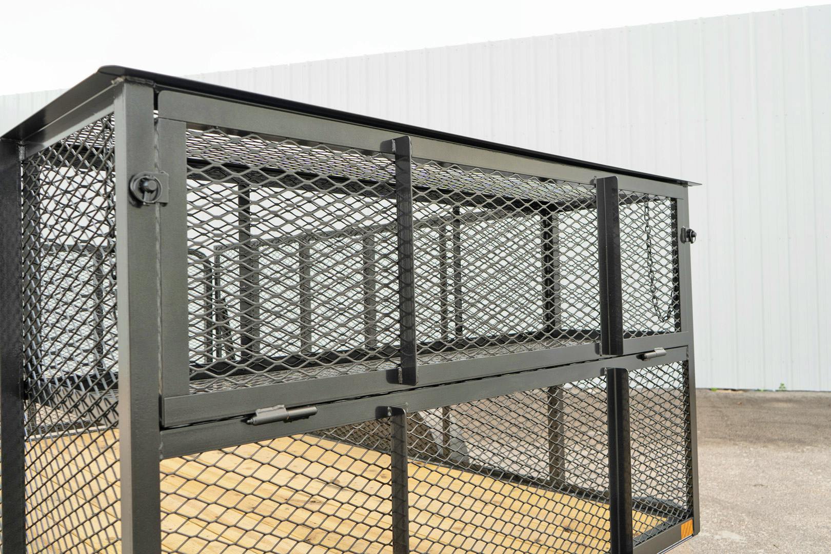 X-ON 12'x83" Landscape Trailer w/ 4' Sides & 4' Gate (L2)