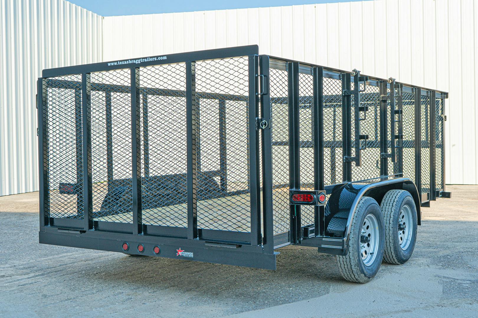 Texas Bragg 14'x83" Landscape Trailer w/ 4' Sides & 4' Gate (L2) - Stock #88417 - Image 9 of 10