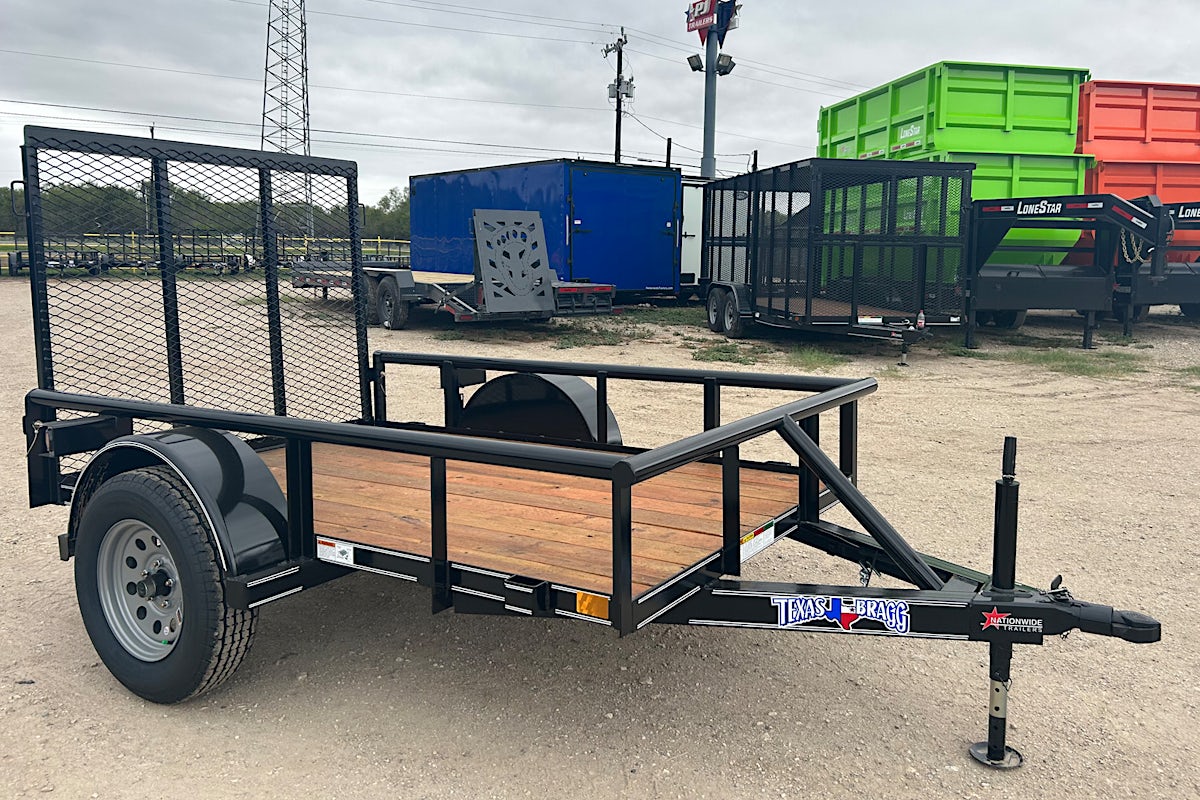Texas Bragg 8'x60" Utility Trailer w/ 4' Gate (U1) - Stock #88424 - Image 2 of 5 Texas Bragg 8'x60" Utility Trailer w/ 4' Gate (U1) - Stock #88424 - Image 2 of 5