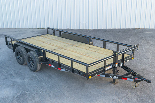 X-ON 16'x83" Equipment Trailer w/ Slide-In Ramps (E2)