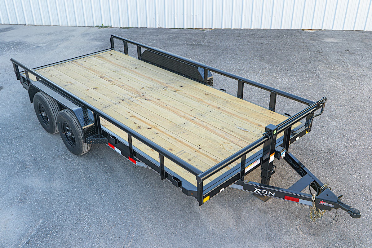 X-ON 16'x83" Equipment Trailer w/ Slide-In Ramps (E2) - Stock #88428 - Image 4 of 14 X-ON 16'x83" Equipment Trailer w/ Slide-In Ramps (E2) - Stock #88428 - Image 4 of 14