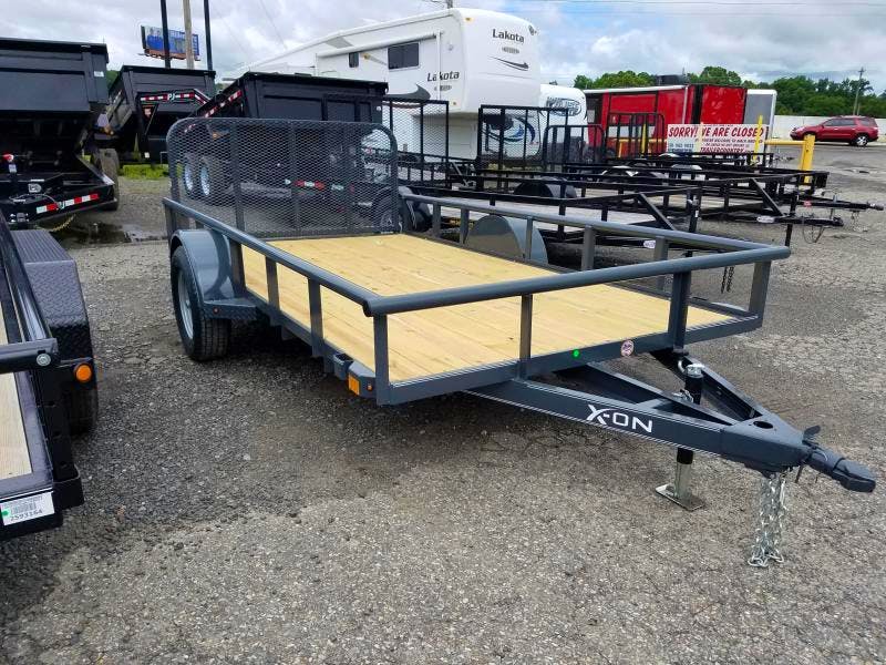X-ON 12'x77" Utility Trailer w/ 3' Gate (U1) - Stock #88429 - Image 4 of 4
