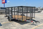 X-ON 12'x77" Landscape Trailer w/ 4' Sides & 4' Gate (L1) Stock #88430 - Thumbnail 2