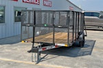 X-ON 12'x77" Landscape Trailer w/ 4' Sides & 4' Gate (L1) Stock #88431 - Thumbnail 3