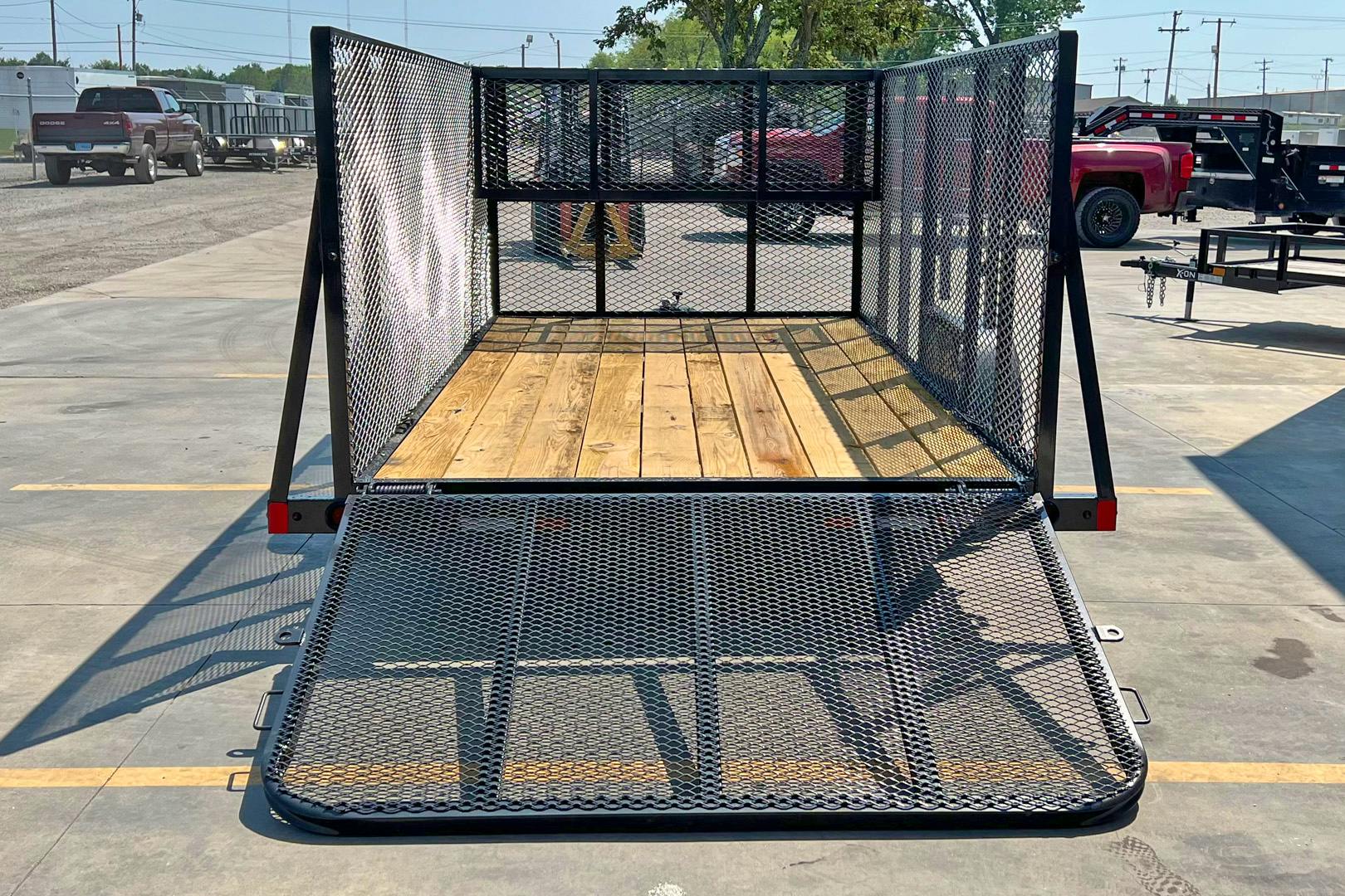X-ON 12'x77" Landscape Trailer w/ 4' Sides & 4' Gate (L1) - Stock #88431 - Image 5 of 6