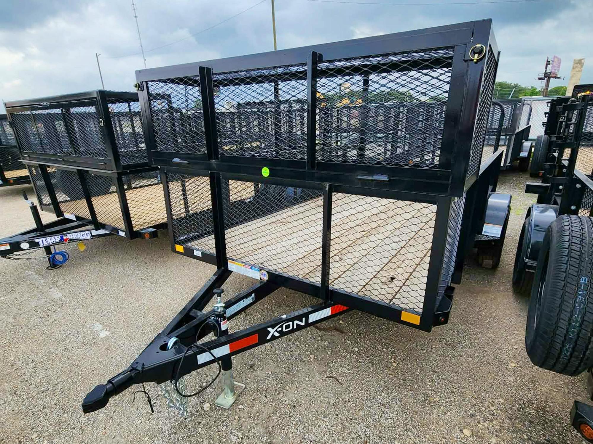 Texas Bragg 12'x77" Landscape Trailer w/ 2' Sides & 4' Gate (L1) - Stock #88431 - Image 3 of 4