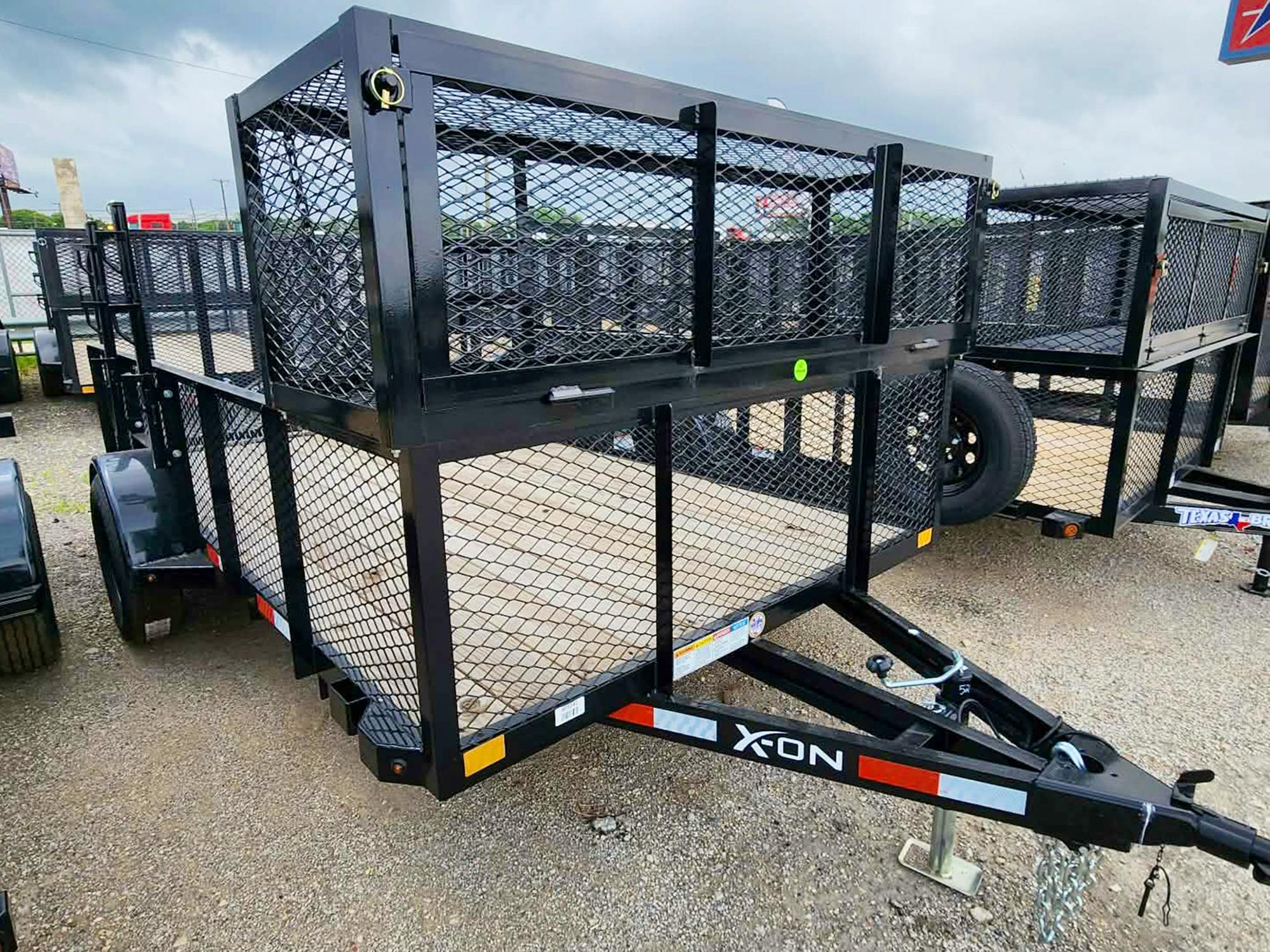Texas Bragg 12'x77" Landscape Trailer w/ 2' Sides & 4' Gate (L1) - Stock #88431 - Image 1 of 4