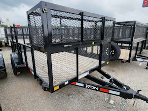 Texas Bragg 12'x77" Landscape Trailer w/ 2' Sides & 4' Gate (L1)