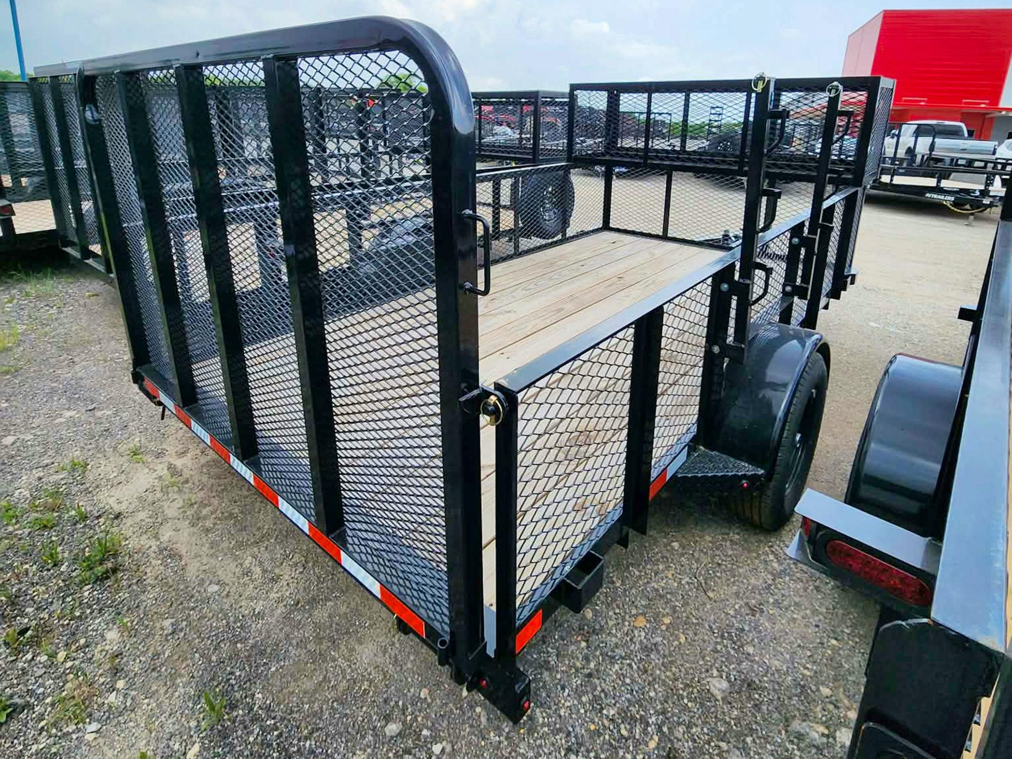 Texas Bragg 12'x77" Landscape Trailer w/ 2' Sides & 4' Gate (L1) - Stock #88431 - Image 4 of 4
