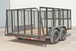 X-ON 12'x83" Landscape Trailer w/ 4' Sides & 4' Gate (L2) Stock #88432 - Thumbnail 13