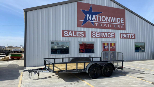 X-ON 16'x83" Utility Trailer w/ 2' Dovetail & 3' Gate (U2)