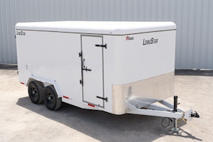 LoneStar 7.10'x16' 14k Steel Enclosed Cargo Trailer w/ Rear Barn Doors (C2)