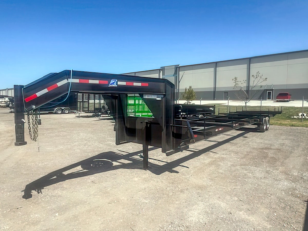 AT Trailers 40'x96" Gooseneck Pipe Hauler Trailer w/ Singles (SP) - Stock #88443 - Image 3 of 3 AT Trailers 40'x96" Gooseneck Pipe Hauler Trailer w/ Singles (SP) - Stock #88443 - Image 3 of 3