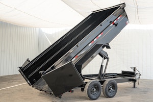 PJ Trailers 16'x83" Low Pro High Side Dump Trailer w/ 3' Sides (DM)